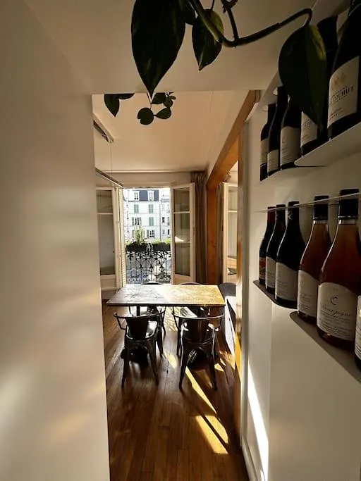 Apartman Superb Modern With Balconies 2p Párizs